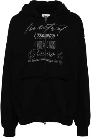 Izzue Embroidered logo hoodie
