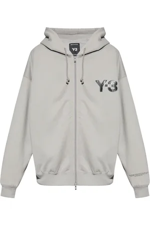Y-3 Logo-print cotton hoodie