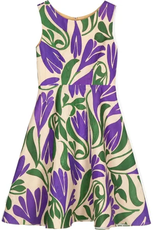 Little Bambah Graphic-print sleeveless dress