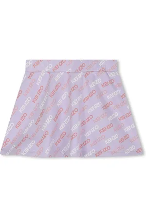Kenzo All-over logo print mini skirt