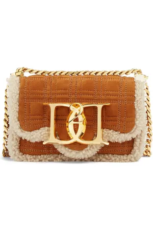 Dsquared2 Quilted suede shoulder bag