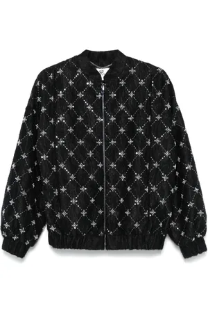 NISSA Embroidered jacquard jacket