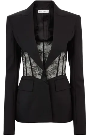 Nina Ricci Lace-panel blazer