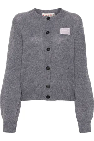 Marni Logo-patch cashmere cardigan