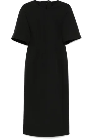 Carven Draped-detail maxi dress