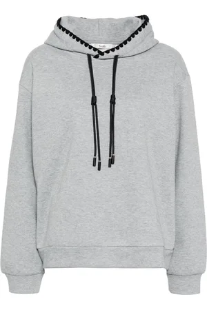 B+AB Contrast-detail hoodie