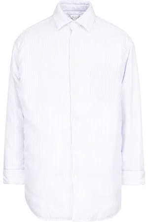 Maison Margiela Stripe-print poplin shirt