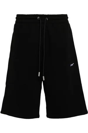 OFF-WHITE Embroidered-motif track shorts