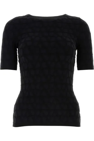 VALENTINO GARAVANI Toile Iconographe knitted top