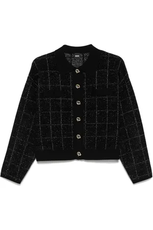 HUGO BOSS Tweed cropped jacket