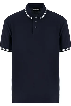 Emporio Armani Logo-collar polo shirt