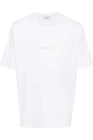 Lanvin Logo-embroidered cotton T-shirt
