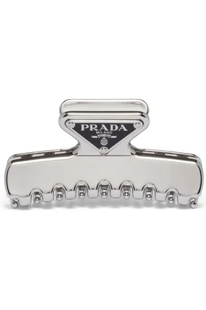 Prada Triangle-logo claw clip