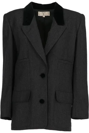 VALENTINO GARAVANI 1980s single-breasted blazer