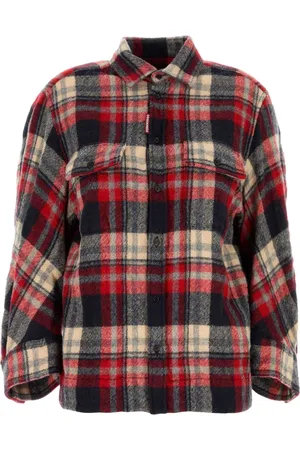 Dsquared2 Embroidered flannel Dean shirt