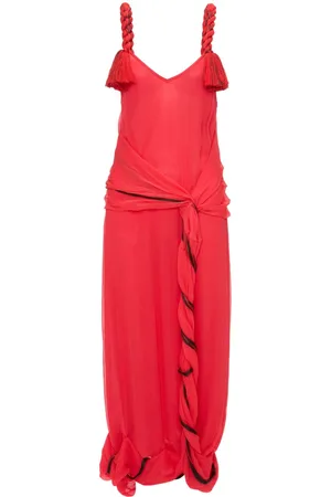 J.W.Anderson Tassel-strap twisted dress