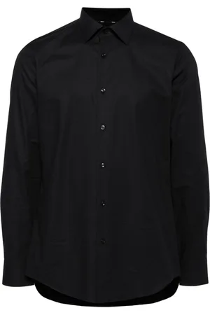 HUGO BOSS Poplin long-sleeve shirt