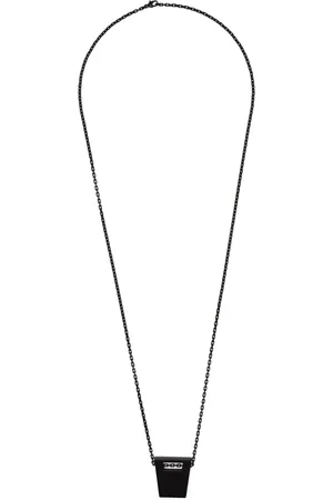 Rick Owens Dogtag charm necklace