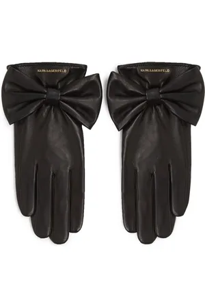 Karl Lagerfeld KL Studio bow gloves