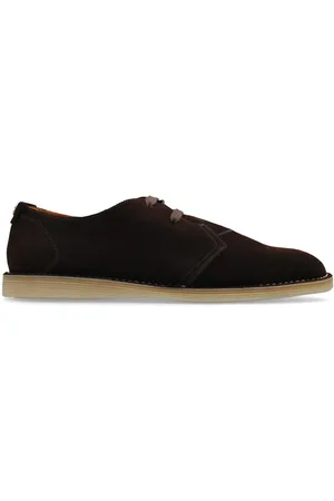 Dolce & Gabbana Logo-tag suede derby shoes