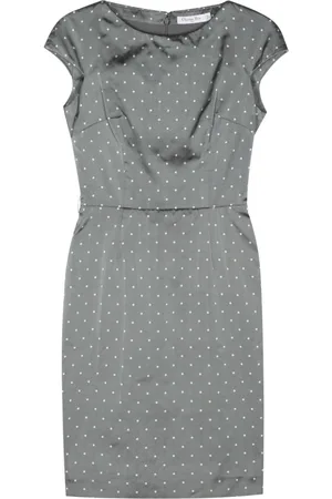 Dior 2000s polka-dot midi dress