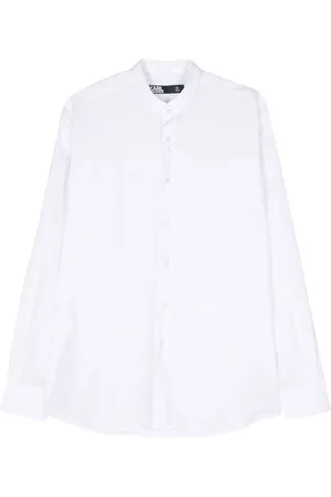 Karl Lagerfeld Slub-texture shirt