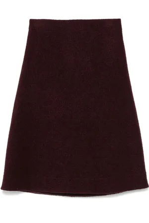 Jil Sander A-line midi skirt