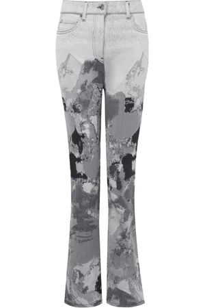PORTS 1961 Abstract-pattern jeans