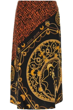 Marine Serre Ornament Jewellery-print skirt