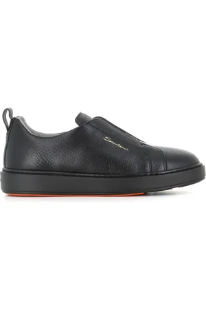 santoni Slip-on leather sneakers