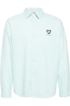 Ground Zero Recycle logo-print cotton shirt