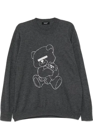 UNDERCOVER Jacquard logo motif jumper