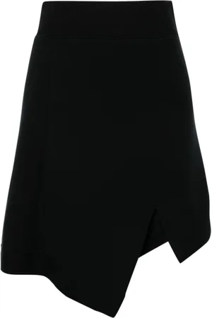 SACAI Sponge Sweat asymmetric mini skirt
