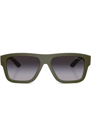 Prada Printed square-frame sunglasses