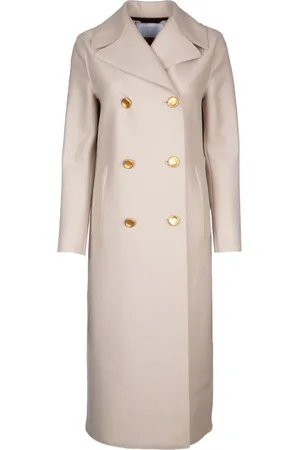 Harris Wharf London Peak-lapels wool double-breasted coat