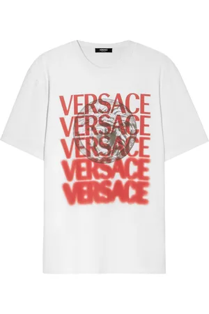 VERSACE Logo-print T-shirt