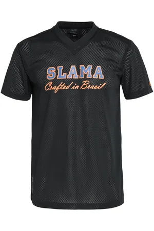 AMIR SLAMA X New Era logo-print T-shirt