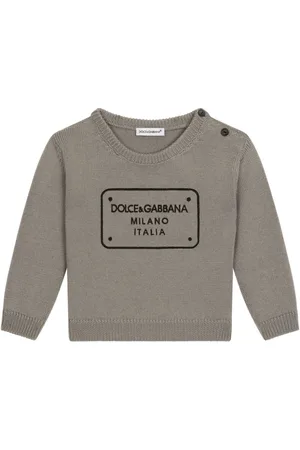 Dolce & Gabbana Intarsia-knit logo jumper
