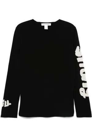 Comme des Garçons Intarsia-knit sweater