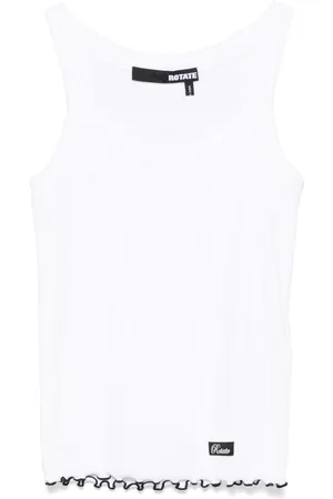 ROTATE Ribbed tank top