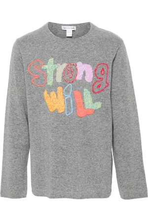 Comme des Garçons Embroidered-motif sweater
