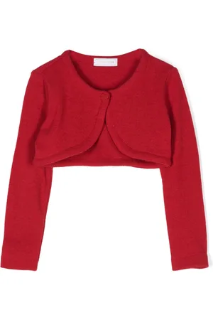 MONNALISA Ribbed-knit cardigan