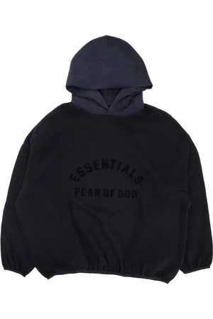 FEAR OF GOD Logo lettering patch panelled hoodie