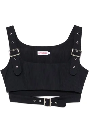 Charles Jeffrey Loverboy Belted crop top