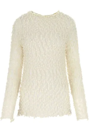 Jil Sander Crew-neck long-sleeve mesh top
