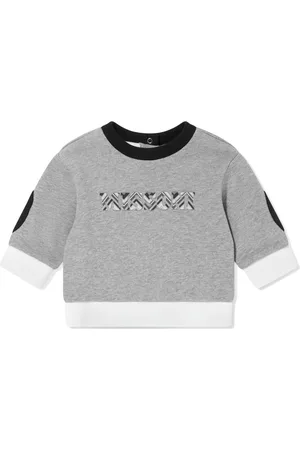 Missoni Logo-appliqué cotton crew-neck sweatshirt