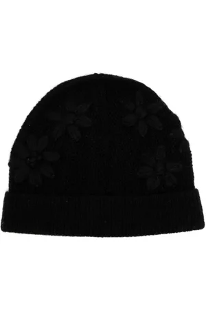 Onefifteen Floral-embroidered knit beanie