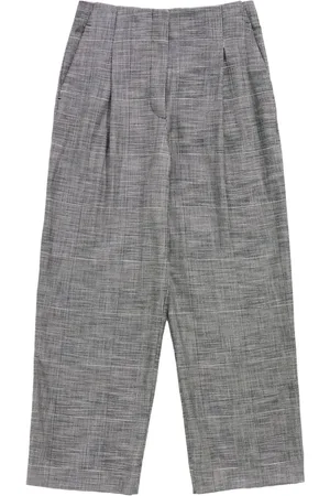 Bimba y Lola Checked pleated trousers