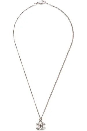 CHANEL 2009 CC rhinestone-embellished necklace