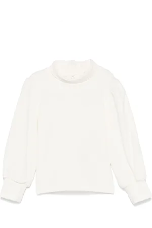 MISS GRANT Pleat-detail sweatshirt